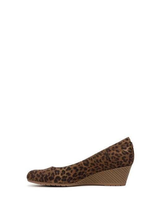 Dr. Scholls Brown Be Flex Wedge Pump