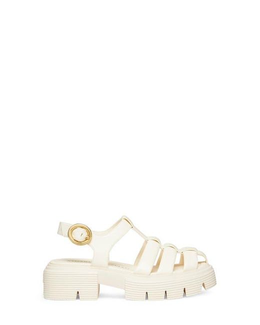 Stuart Weitzman Natural Nolita Lug Sole Fisherman Sandal