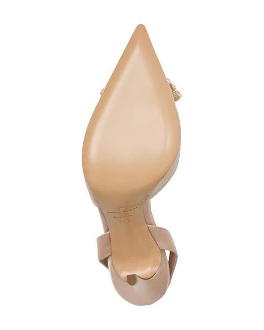Bruno Magli Metallic Moda Slingback Pointed Toe Pump