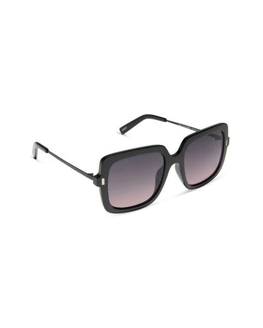 DIFF Brown 54Mm Square Sunglasses