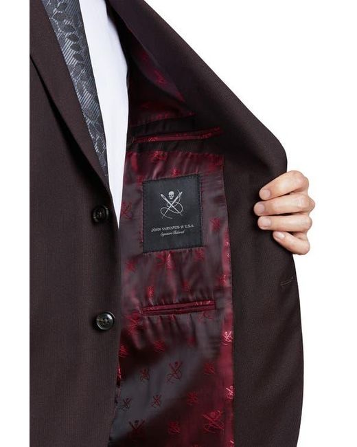 John Varvatos Black Two Button Notch Lapel Suit Separates Jacket for men