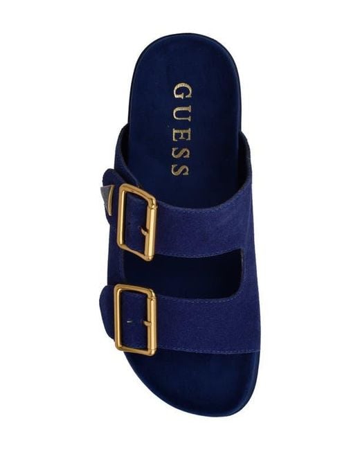 Guess Blue Fasten Sandal