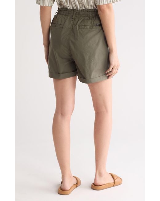 Sanctuary Green Sienna Pleated Shorts