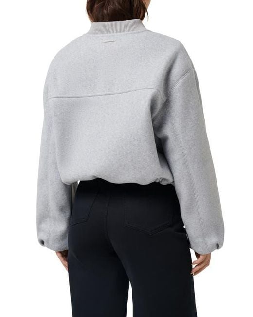 Travis Mathew Gray Rustic Retreat Bomber Jacket