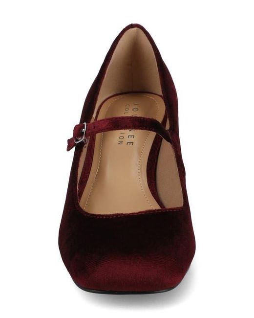 Journee Collection Brown Mary Jane Faux Leather Pumps