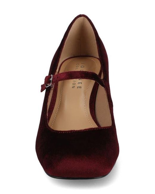 Journee Collection Brown Mary Jane Faux Leather Pumps
