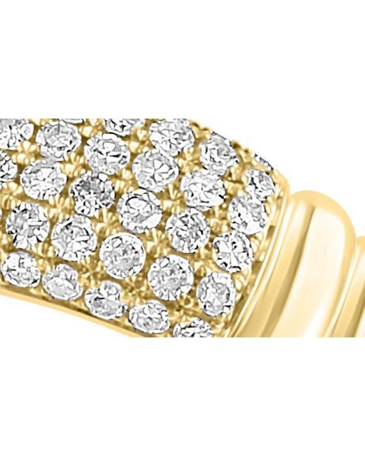 Effy Metallic 14k Gold Diamond Pavé Ring