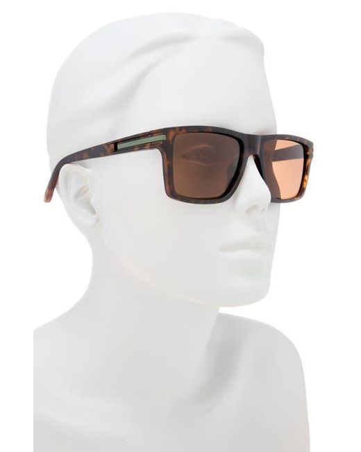 Cole Haan Brown 54Mm Rectangular Sunglasses for men