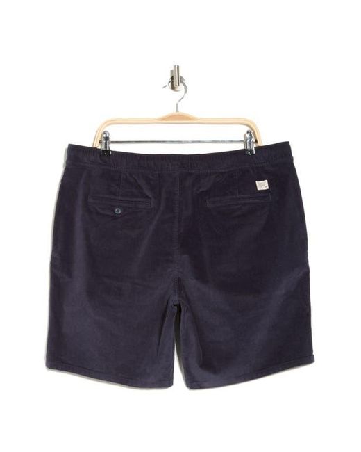 Travis Mathew Blue Cuddy Cabin Drawstring Shorts for men