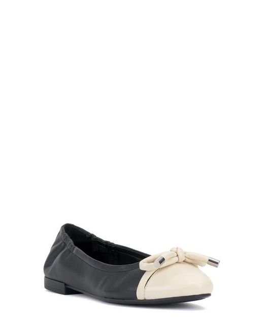 Vince Camuto Black Maysa Bow Ballet Flat