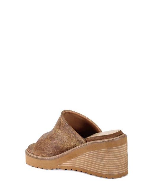 Diba True Brown Cloud Fall Wedge Sandal