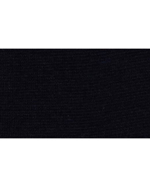 Bruno Magli Black Tipped Merino Wool Crop Cardigan