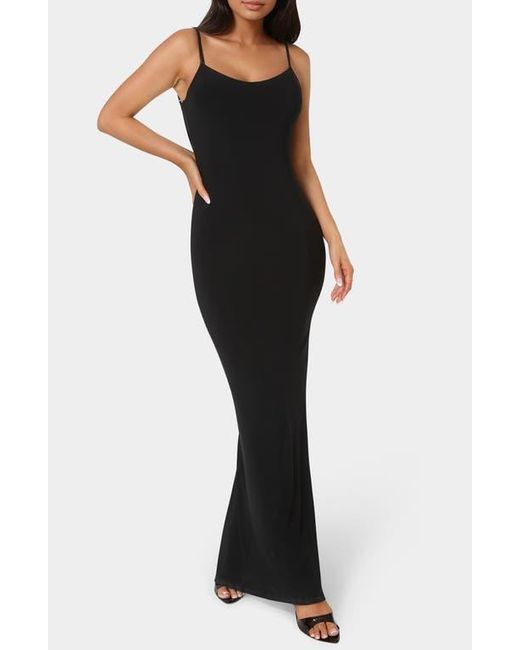 Bebe Black Backless Maxi Dress