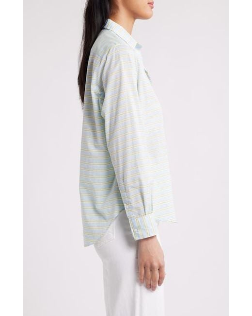 Frank & Eileen White Eileen Relaxed Button-Up Shirt