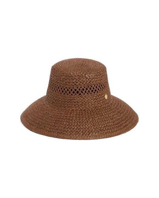 BCBGeneration Brown Straw Bucket Hat
