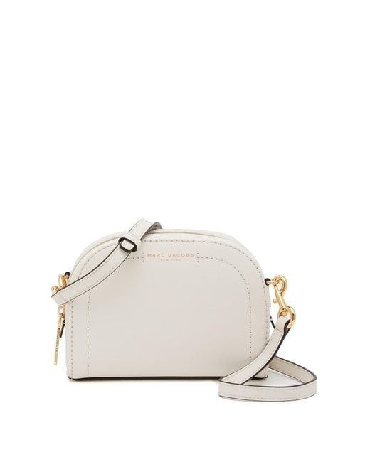 Marc Jacobs Playback Leather Crossbody Bag in White