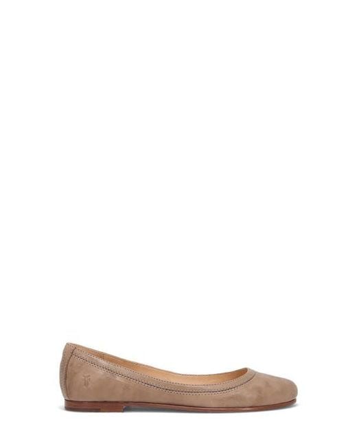 Frye Natural Carson Ballet Flat