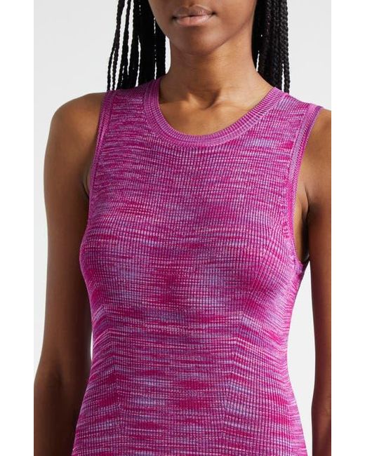 Ramy Brook Pink Priscilla Space Dye Knit Dress