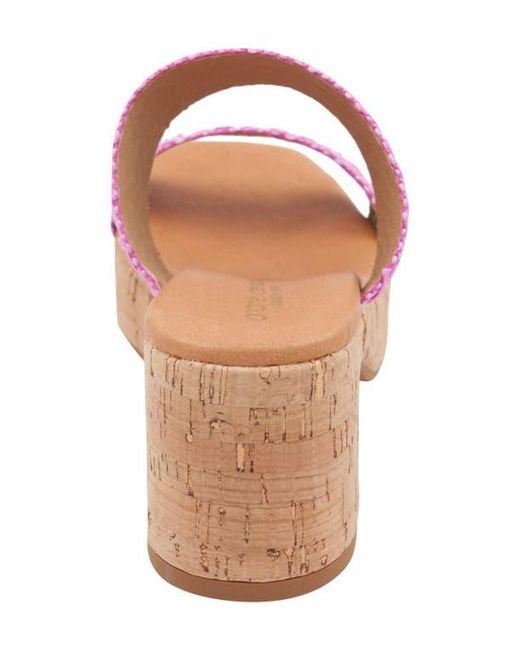 Andre Assous Pink Cairo Platform Sandal