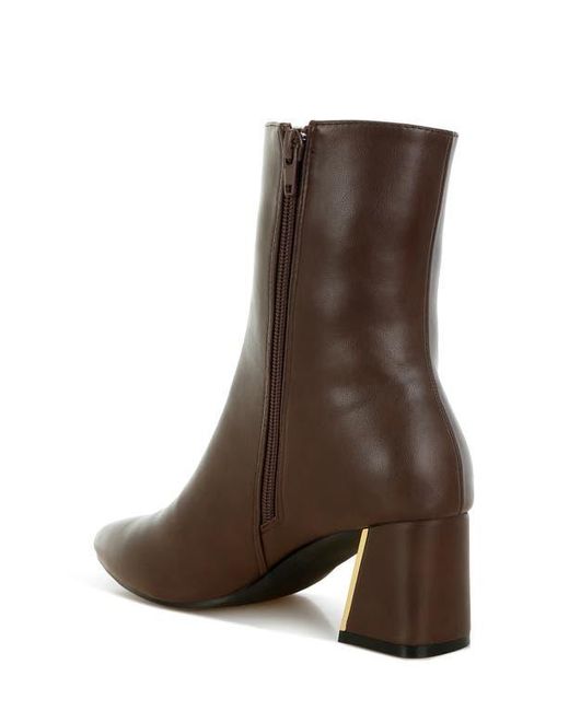 LONDON RAG Brown Karia Bootie