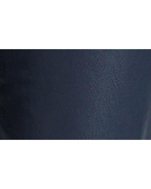 Commando Blue Tapered Faux Leather Crop Pants