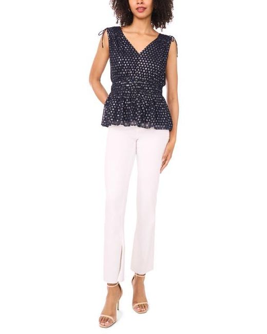 Parker Blue The Fiona Tie Shoulder Smock Waist Top