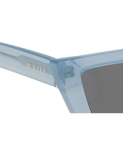 DIFF Blue Winona Square Sunglasses