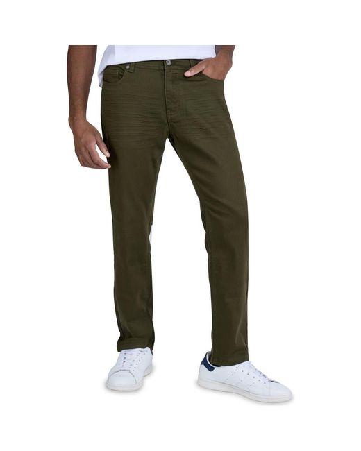 Xray Jeans Green Classic Twill Skinny Jeans for men