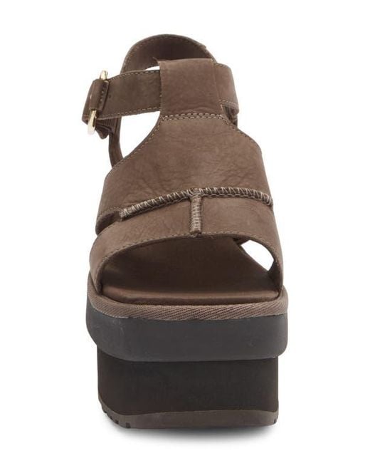 Ugg Brown New Heights Platform Sandal