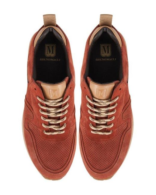 Bruno Magli Red Capri Sneaker for men