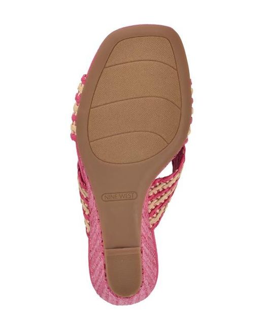 Nine West Pink Novela Slide Sandal