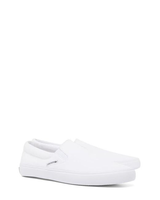 Lacoste White Slip-On Sneaker for men