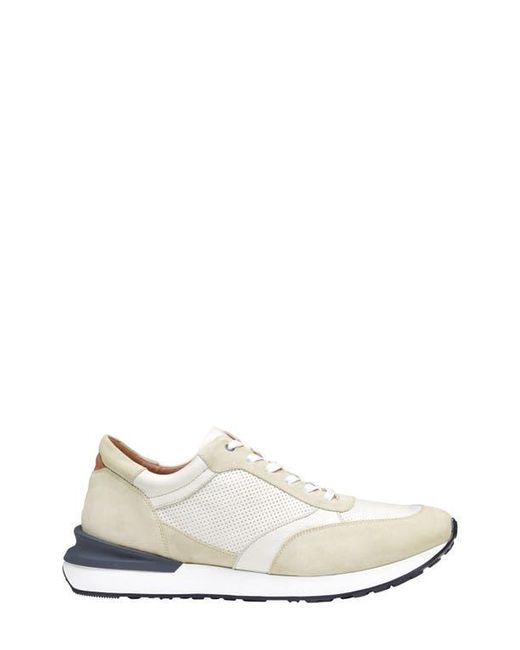 Johnston & Murphy White Briggs Perforated Sneaker for men