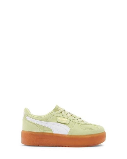 PUMA Yellow Palermo Elevata Platform Sneaker