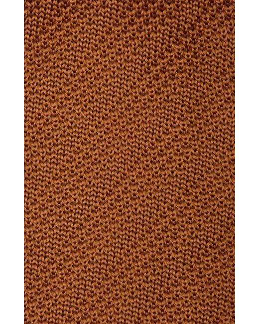 Paisley & Gray White Stanley Solid Knit Tie for men