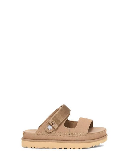 Ugg Natural Goldenstar Glide Platform Sandal
