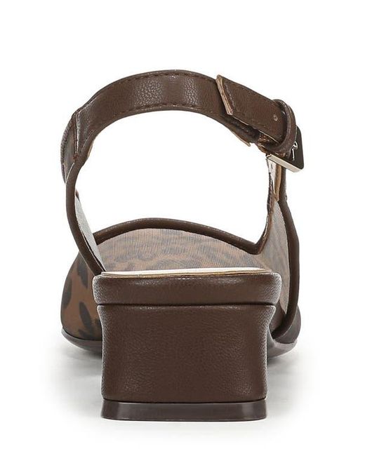 Naturalizer Brown Ginger Slingback Mesh Pump