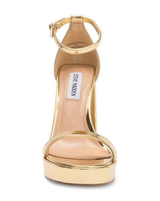 Steve Madden Metallic Veronika Platform Sandal