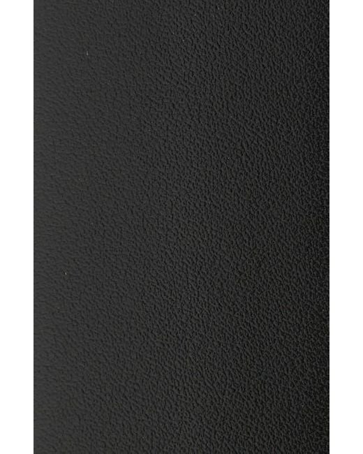 Steve Madden Black Ridged Buckle Belt