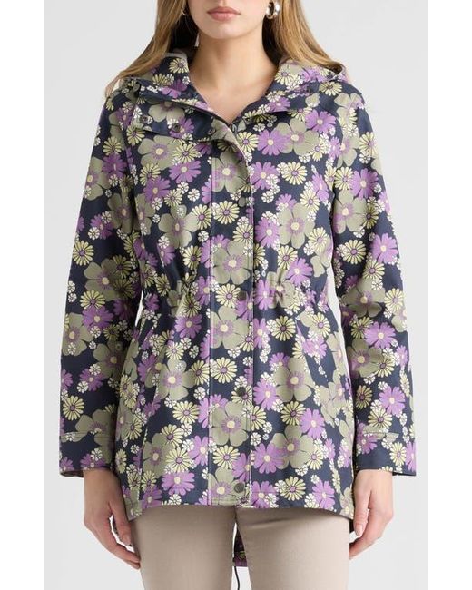 NVLT Black Hooded Rain Jacket