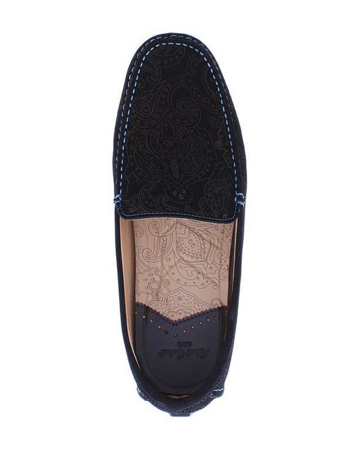 Robert Graham Blue Soprano Driving Loafer for men