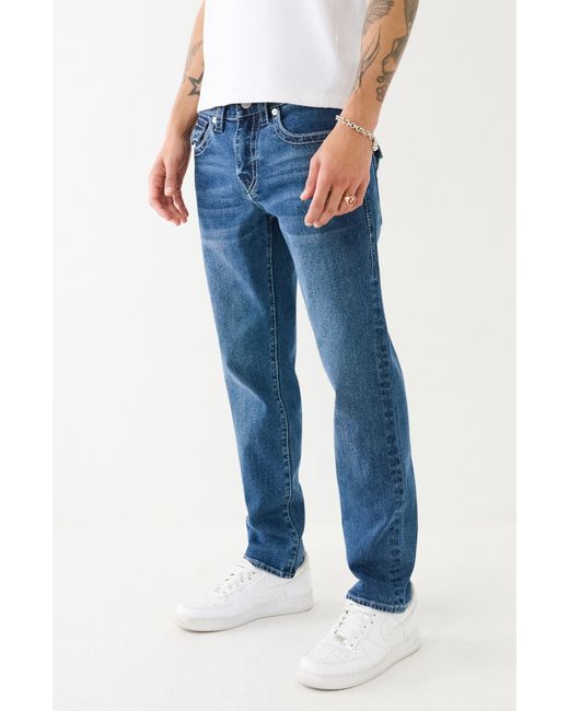 True Religion Blue Geno Big T Slim Leg Jeans for men