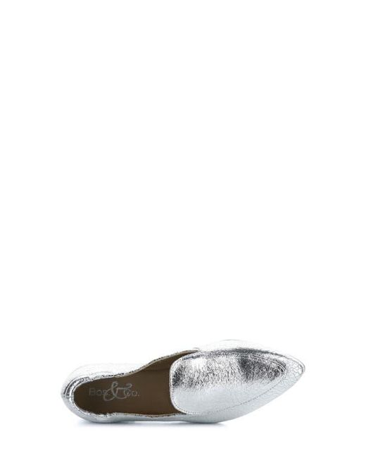 Bos. & Co. White Nikki Loafer