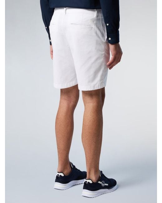 North Sails Star Gabardine-Chino-Shorts in Blue für Herren