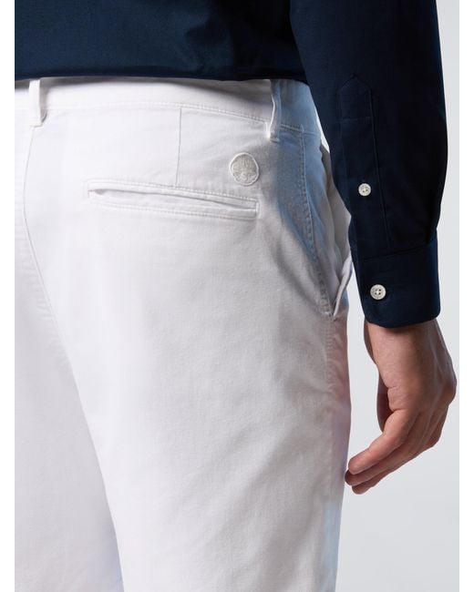 North Sails Star Gabardine-Chino-Shorts in Blue für Herren