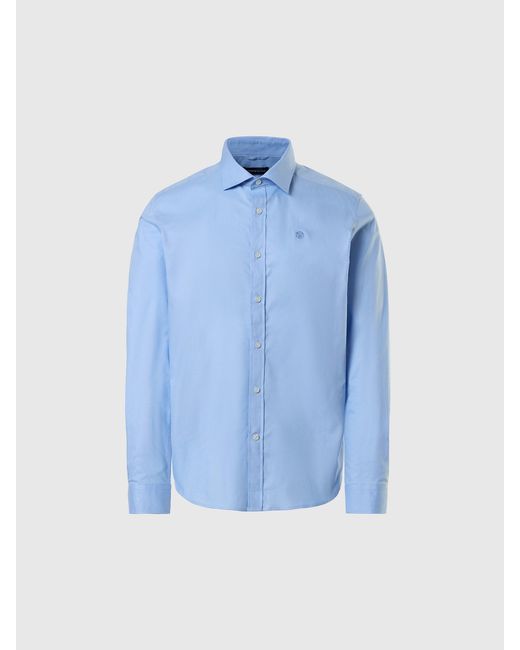 Chemise en coton résistant aux taches North Sails pour homme en coloris Blue