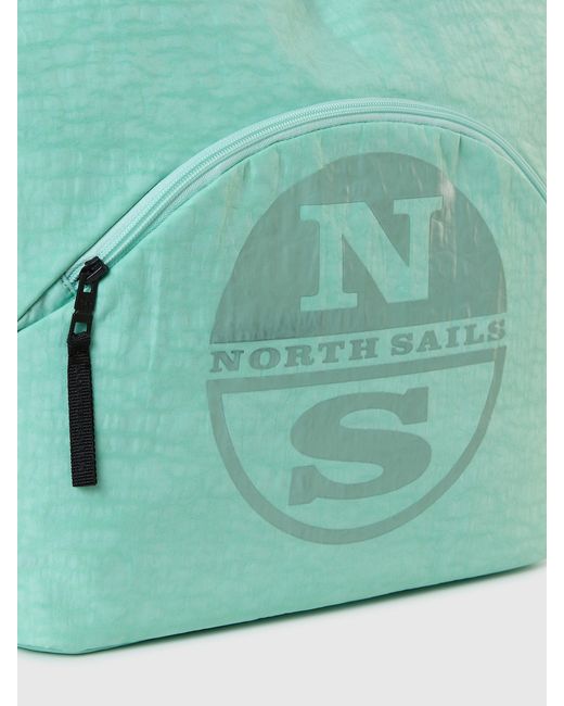 Bolso tote con bolsillo con cremallera North Sails de color Green