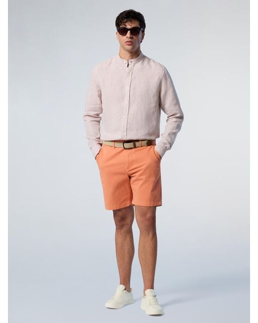 North Sails Star Gabardine-Chino-Shorts in Blue für Herren