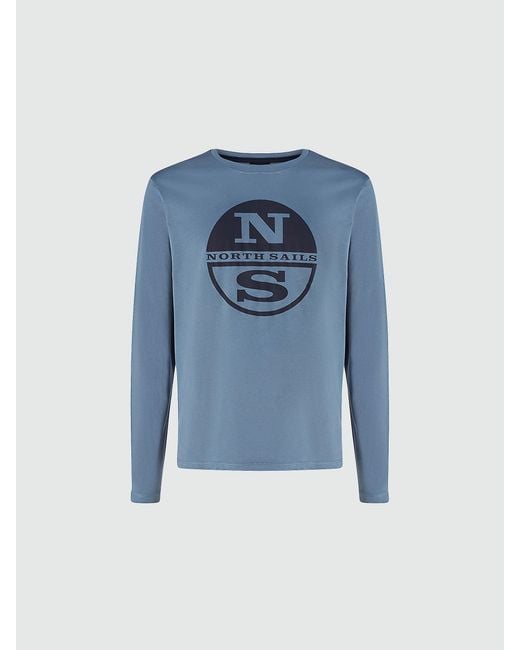Camiseta de punto de tejido orgánico North Sails de hombre de color Blue
