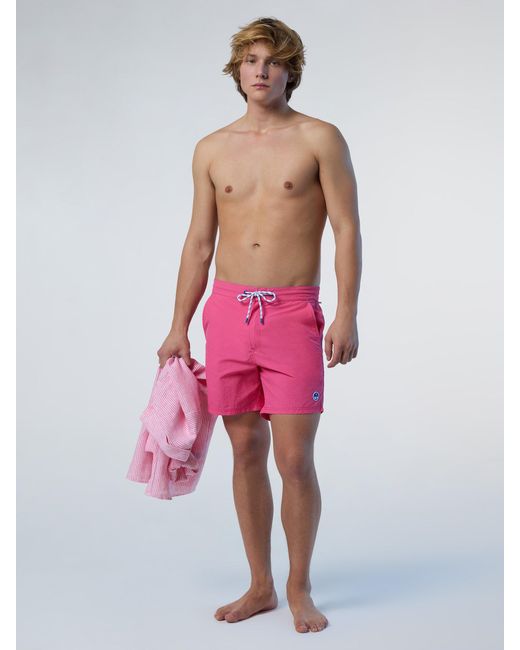 North Sails Washed Nylon Swim Shorts in Blue für Herren